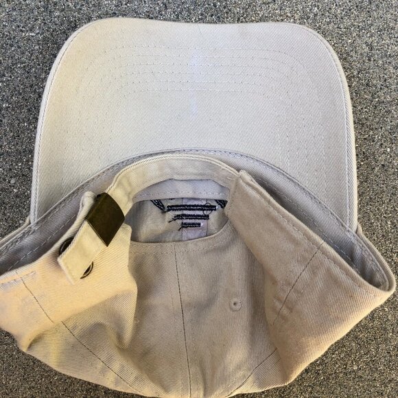 Vintage ETHOS LEVELS Dad Baseball Hat Men's One Size Adjustable Khaki Cap - Picture 5 of 6